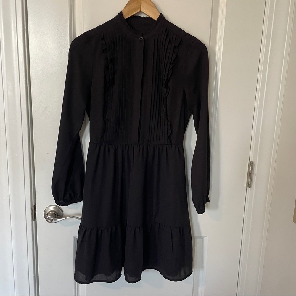 J.Crew black knee-length dress!